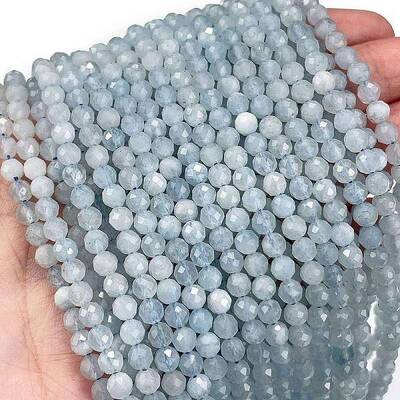 Natural Aquamarine Beads Strands