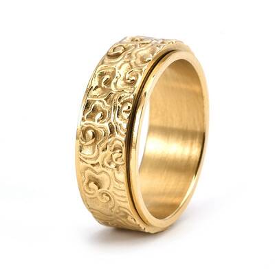 Rotatable Tainless Steel Finger Ring