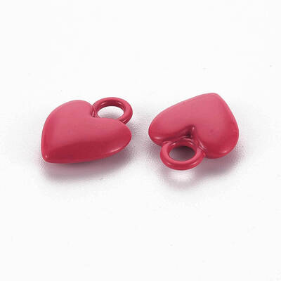 Spray Painted Alloy Charms