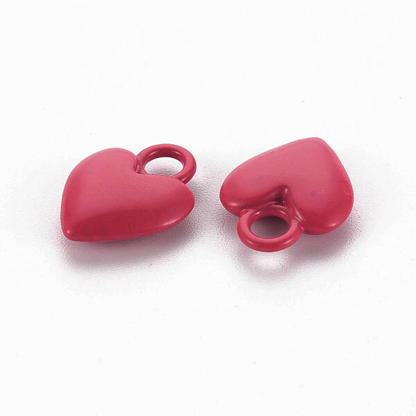 Spray Painted Alloy Charms