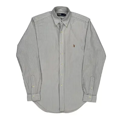 Ralph Lauren Striped Shirt - Small White Cotton