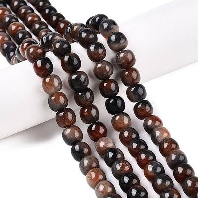 Dyed Natural White Jade Beads Strands