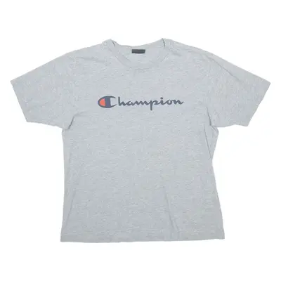 CHAMPION Womens T-Shirt Grey M