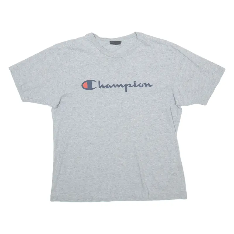 CHAMPION Womens T-Shirt Grey M