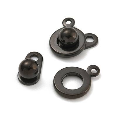 Ion Plating(IP) 201 Stainless Steel Snap Clasps