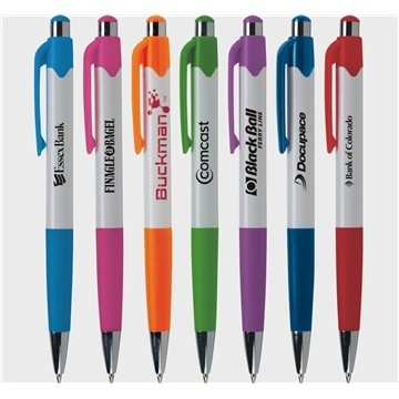 250 Customized Mardi Gras Jubilee Pen - Rubber Grip