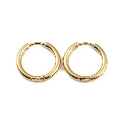 Ion Plating(IP) 304 Stainless Steel Huggie Hoop Earrings