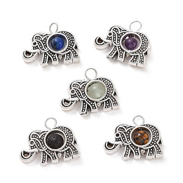 Natural Mixed Stone Pendants