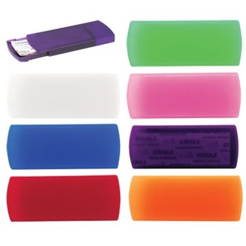 125 Custom Plastic Bandage Dispenser - Latex Free