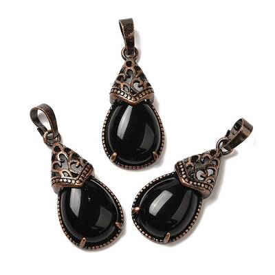 Natural Obsidian Pendants