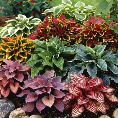 800 Pcs Hosta Seeds - Colorful Mixed Perennials Perfect for Ground Cover and Garden Borders