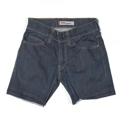 LEVI'S Cut Off 506 Blue Regular Denim Shorts Mens S W28