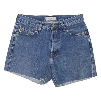 GUESS Womens Denim Shorts Blue S W28