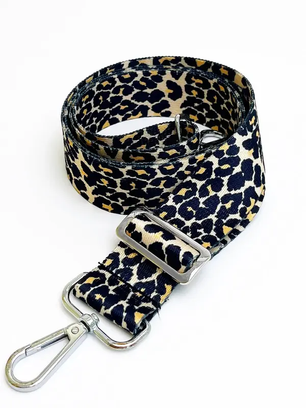 1 Piece Casual Ethnic Pattern & Flower Design Bag Strap, Trendy Nylon Adjustable Replacement Strap for Women's Handbag, Cross...