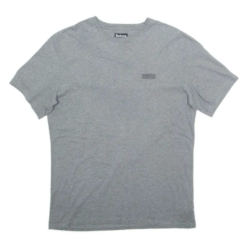 BARBOUR INTERNATIONAL Slim Fit Mens T-Shirt Grey XL