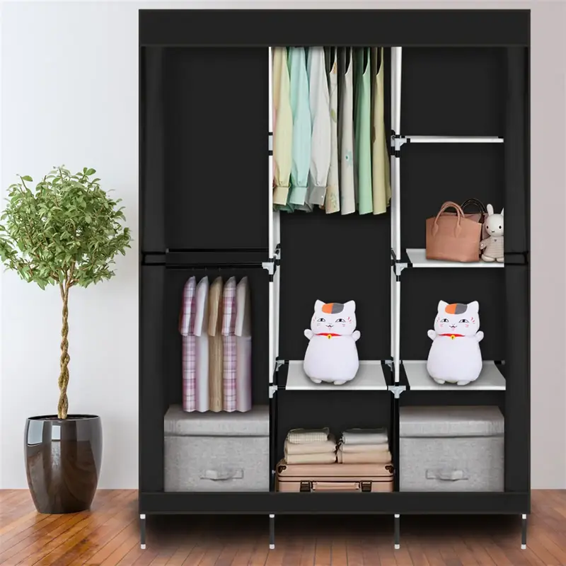 71 Portable Closet Wardrobe Clothes Rack Storage Organizer