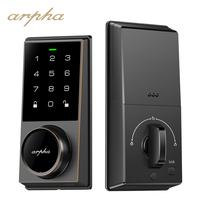 ARPHA AL301 Keyless Entry Door Lock with 50 Codes, Electronic Keypad Deadbolt Lock with Auto-Lock, Code, Key, Smart Locks for...