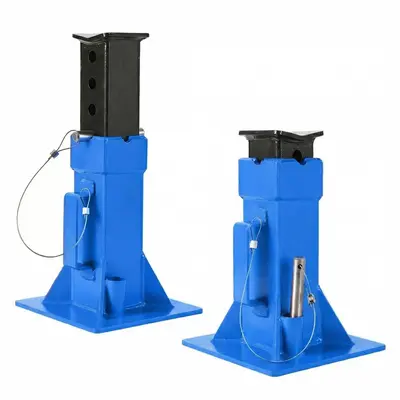 Garvee Heavy-Duty 12 Ton Jack Stands, 2 Pack Pin Type Supports with Quick-Lock for Trucks, RVs & Trailers, 11-18.5 Inch Adjus...