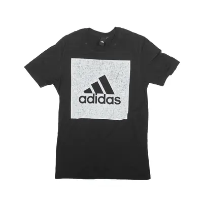 ADIDAS T-Shirt Black Short Sleeve Mens S