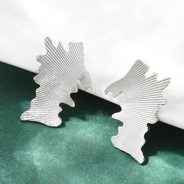 Brass Stud Earrings