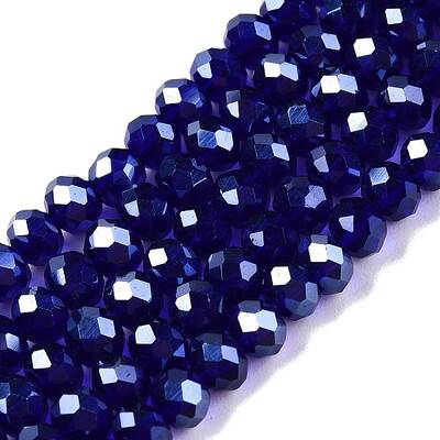 Electroplate Glass Beads Strands