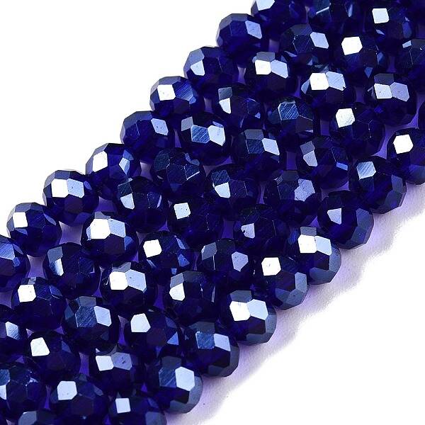 Electroplate Glass Beads Strands