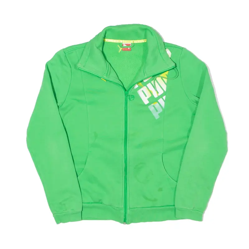 PUMA Track Jacket Green Womens UK 14