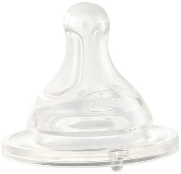 Chicco Physio Plea teats 0M+ Silicone F/Slow 2U