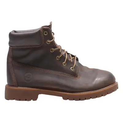 TIMBERLAND Lace-Up Boots Brown Leather Womens UK 5