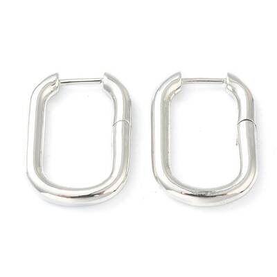 Brass Huggie Hoop Earrings