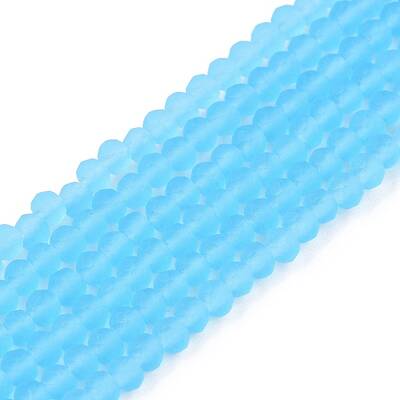 Transparent Glass Beads Strands