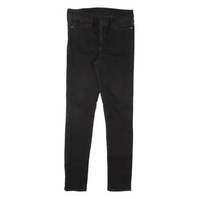 LEVI'S Womens Jeans Black Slim Skinny W28 L30