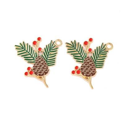 Golden Plated Alloy Enamel Pendants