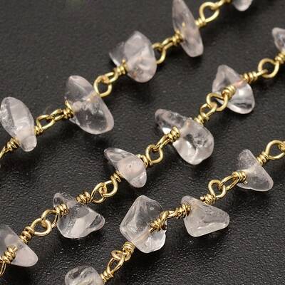 Handmade Crystal Chip Beaded Chains