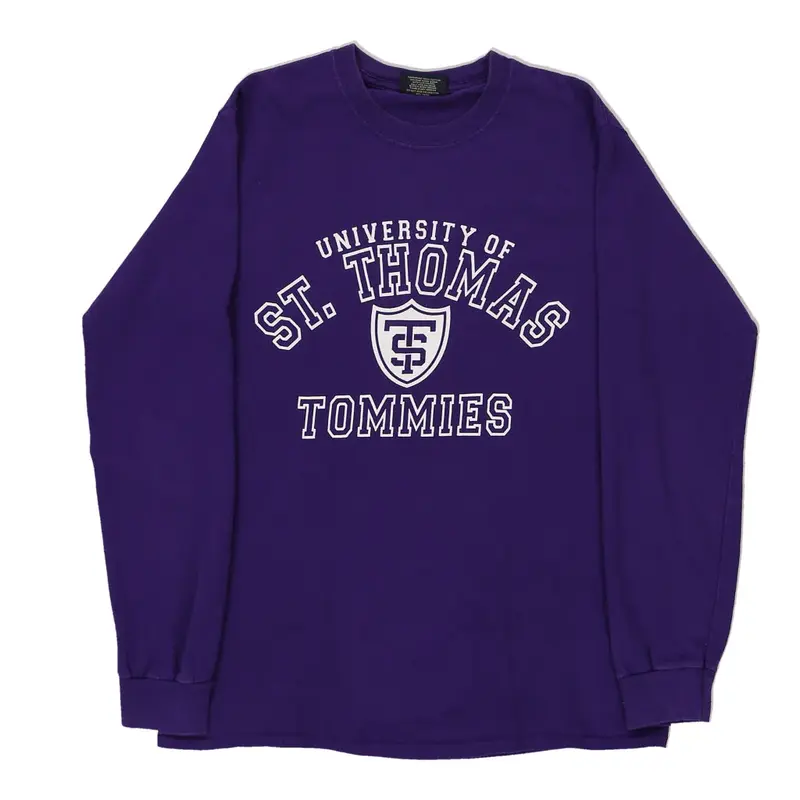 St. Thomas University Mv Sport College Sweatshirt - Small Purple Cotton