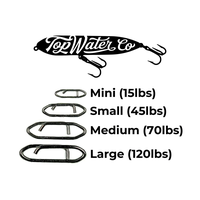 Topwater Co Speed Clips (15-45-70-120lbs)