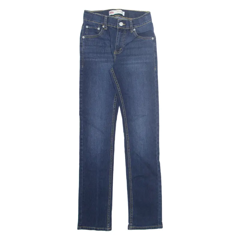 LEVI'S 511 Boys Jeans Blue Slim Tapered Stone Wash W26 L29
