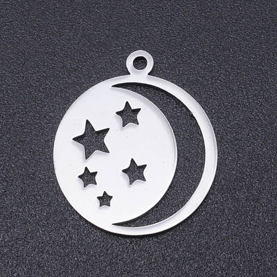 Non-Tarnish 201 Stainless Steel Laser Cut Pendants