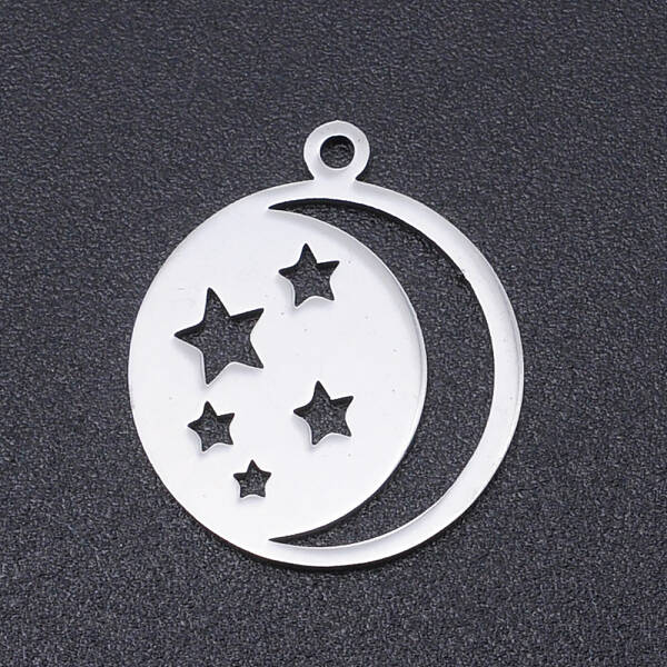 Non-Tarnish 201 Stainless Steel Laser Cut Pendants
