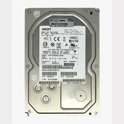 702499-001 HP 2TB 6Gb/s SAS 7200 3.5-Inch Hard Drive