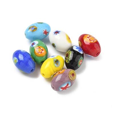 Handmade Millefiori Glass Beads