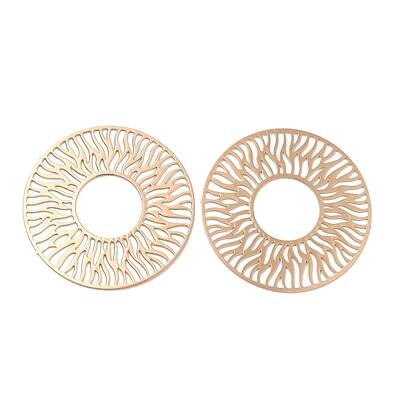 Long-Lasting Plated Brass Filigree Joiners