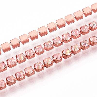 Iron Rhinestone Cup Chains