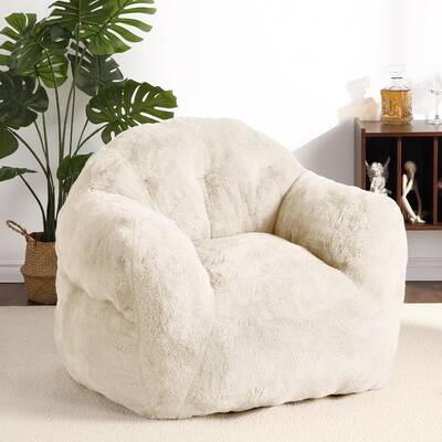 Garvee Bean Bag Chair with Filler, 51” Giant Bean Bag Sofa for Adults Kids, Soft Cozy Large Beanbag Sofa Chair with Armrest...