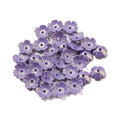 Opaque Acrylic Beads Caps