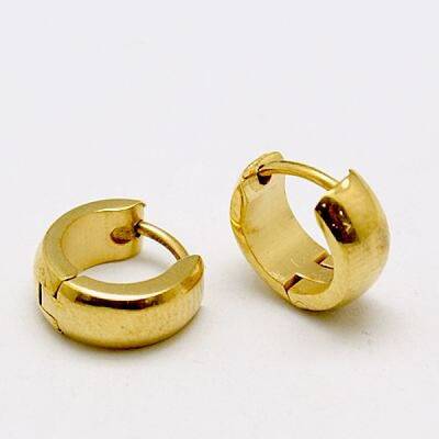 Personalized Unisex 304 Stainless Steel Huggie Hoop Earrings