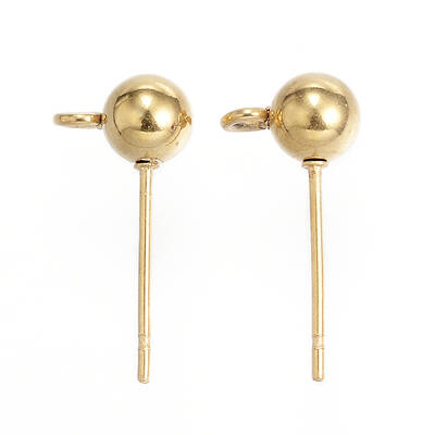 304 Stainless Steel Stud Earring Findings