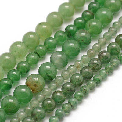 Natural Green Aventurine Beads Strands