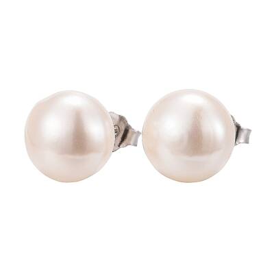 Valentine Presents for Her 925 Sterling Silver Ball Stud Earrings