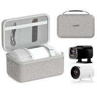 ILEPO Portable Projector Bag, Dustproof Waterproof Projector Storage Bag with Accessories Storage Bag, Compatible with Magcub...